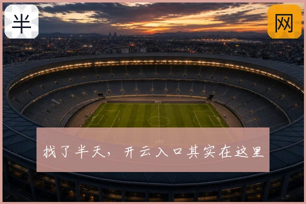 找了半天，开云入口其实在这里